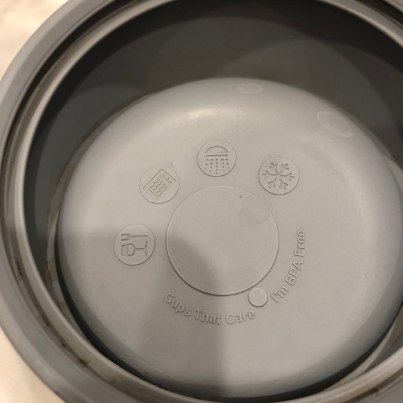 Vintage Net Zero glass with silicone lid (12 oz) - Picture 6 of 6